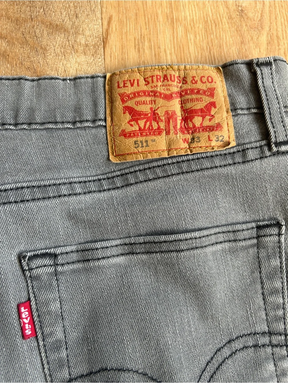Levi's 511 Men's Slim Jeans in Gray